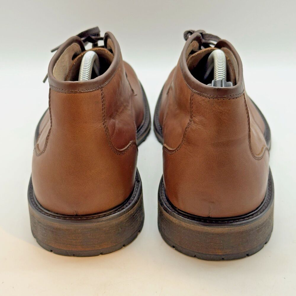 Andrew Marc Woodside AM 1022 Leather Chukka Men's 13 Brown Lace Up Ankle Boots - Picture 4 of 14